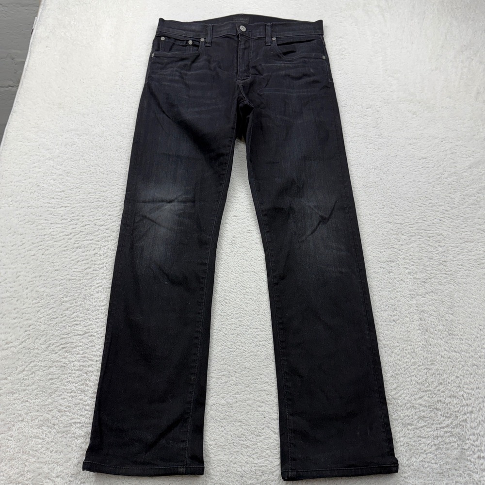 Citizens of Humanity Core Slim‎ Straight Jeans Mens 32 Faded Black 6034-602 USA